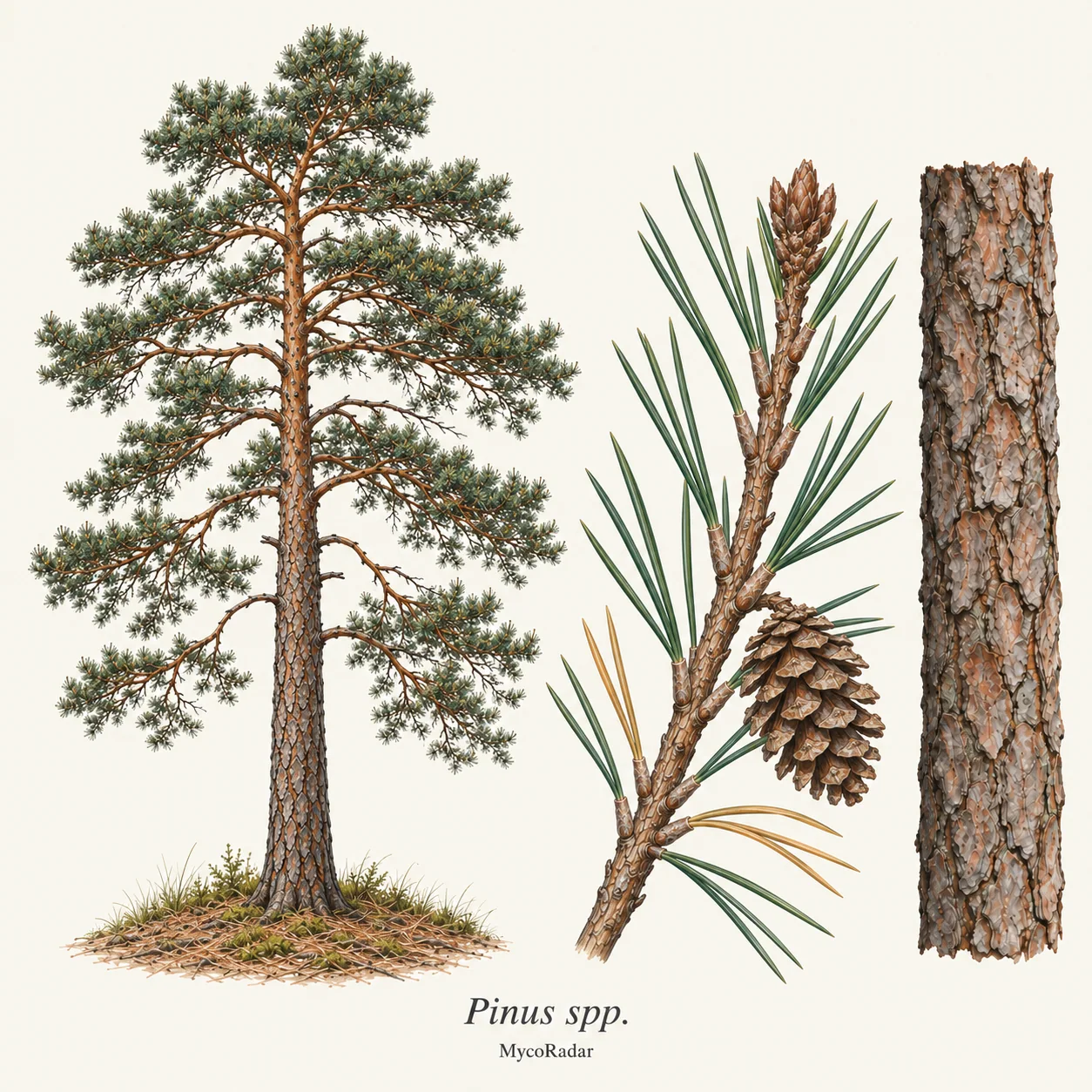 Pine, Jesen